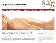 Tablet Screenshot of acupunctureinny.com